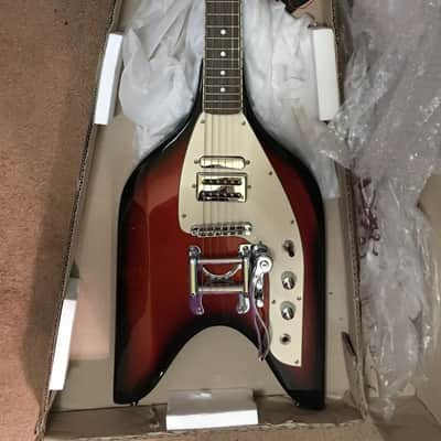 Eko Rock VI Reissue Brown Sunburst no case image 1