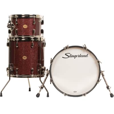 Slingerland Radio King 3-Piece Bop Shell Kit - Maroon Glass image 3