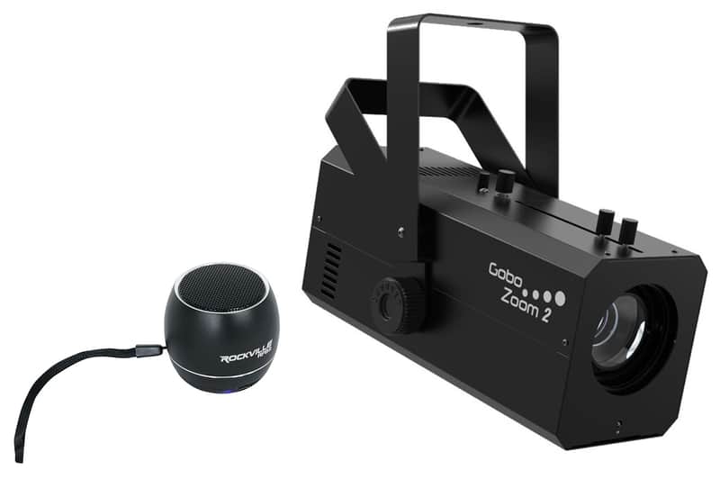 Chauvet DJ Gobo Zoom 2 70w LED DMX Custom Gobo Projector+Bluetooth Speaker image 1