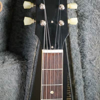 1956 Gibson ES-225T Sunburst Hollow Body 1x P90 with Bigsby and Hard Case image 10