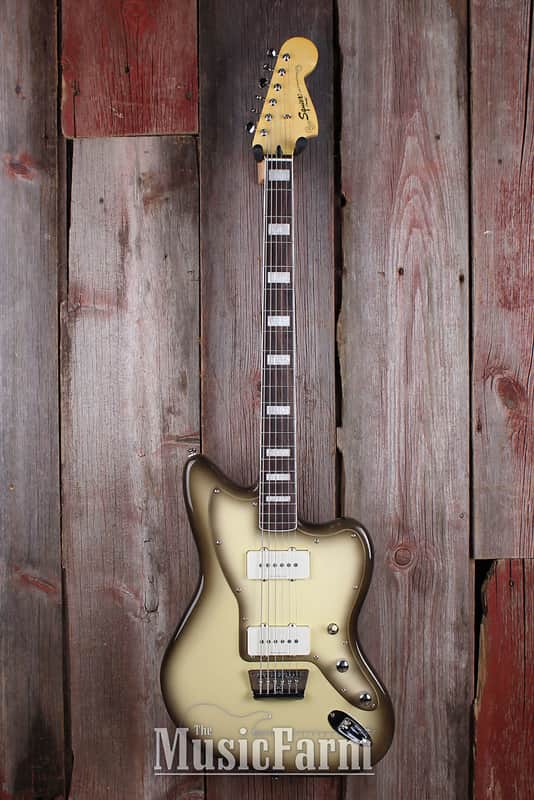 Fender® Squier Vintage Modified Baritone Jazzmaster SS Electric Guitar Antigua Bild 1