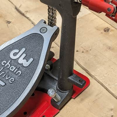 DW DWCP5002AD4 5000 Accelerator Double Bass Drum Pedal 2010s - Black/Red image 6
