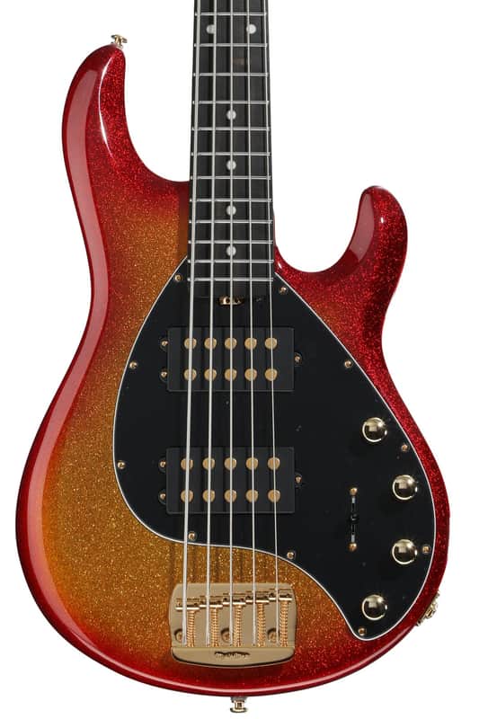 Ernie Ball Music Man StingRay 5 Special HH 5-string Bass Guitar - Cherry Punch image 1