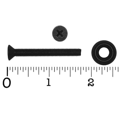 Back Screws for Specific Thomas Vox Amplifiers - Black Plated image 2