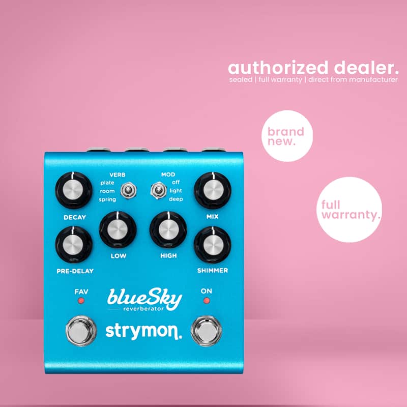 Strymon blueSky V2 | Reverberator Effect Pedal Pedal image 1