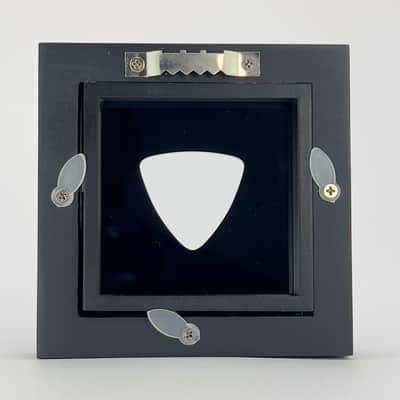 3" x 3" Double Sided Guitar Pick Display, BLACK #346 Triangle Bass Shape image 10