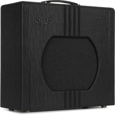 Supro Delta King 12 1 x 12-inch 15-watt Tube Combo Amp - Black and Black image 1