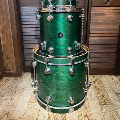DW collectors series 3 piece bop kit satin emerald green image 1
