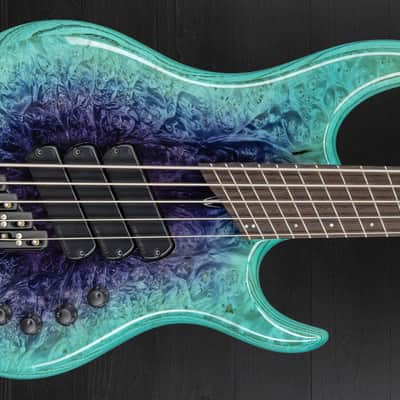 Dingwall Z3 5 Custom Shop - Purple to Turquoise Reverseburst image 6