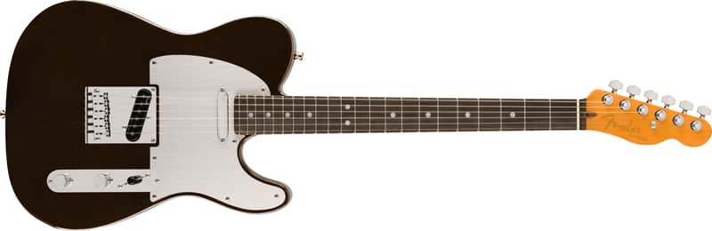 Fender American Ultra II Telecaster Ebony FB Texas Tea with Case