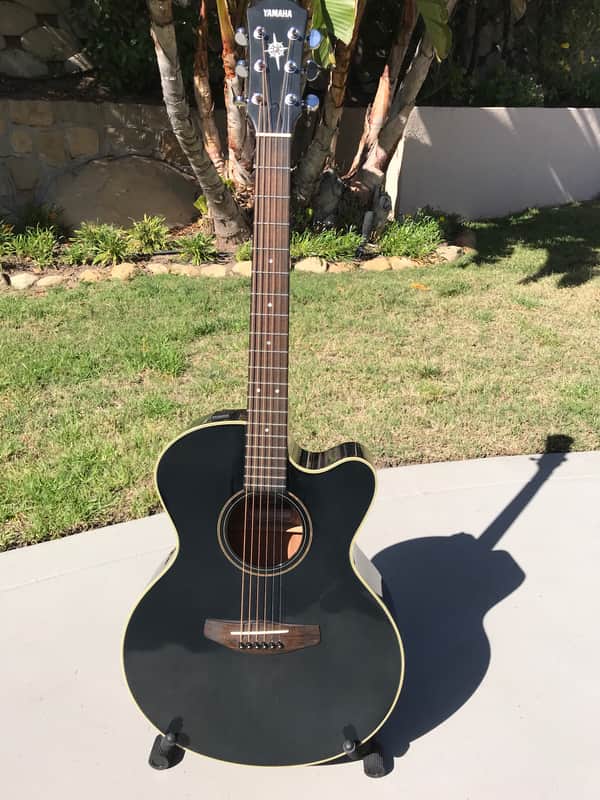 Yamaha CPX-5BL 1990s Black | Reverb