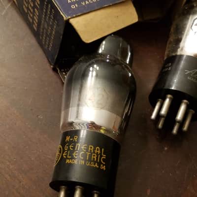 RCA etc. ONE (1) Type 42 Pentode Power Antique tNOS AT1000 TESTED Vacuum Tube Engraved Copper Pillar image 10