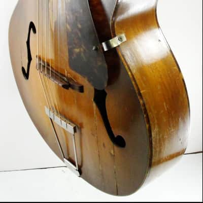 Harmony Patrician Arched Top Guitar c1950's Honey Shadeburst image 17