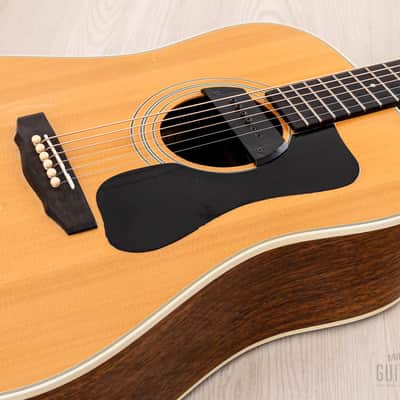 1982 Guild D-50 Bluegrass Special Vintage Dreadnought Acoustic Guitar w/ Sunrise Pickup, Case & Tag, Westerly image 7