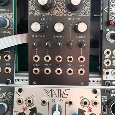 Pau Modular Mutible Instruments Rings clone 2020s - Aluminium panel in black image 2