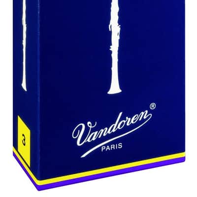Vandoren CR1025 - Traditionnelles force 2.5 - anches clarinette Sib - boite de 10 image 1