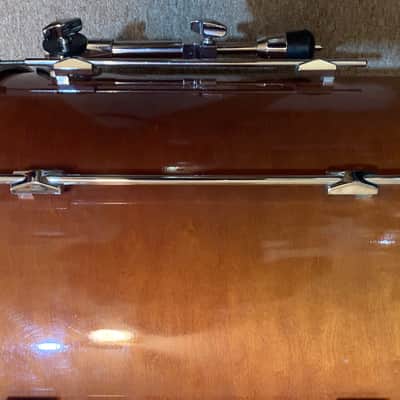 RARE Vintage Noble & Cooley Star Series 22 x 18" Bass Drum in Honey Amber Gloss image 12