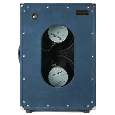 Used Two-Rock Vertical 2x12 Open Back Cabinet Blue Suede image 5