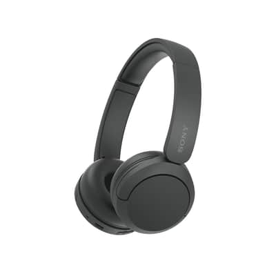 Sony WH-CH520 Best Wireless Bluetooth On-Ear Headphones with Microphone for Calls and Voice Control, Up to 50 Hours Battery Life with Quick Charge Function, includes USB-C Charging Cable - Black image 1