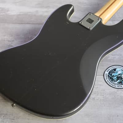 2006 Fender Japan AJB-65 Aerodyne Jazz Bass (Dolphin Grey) image 9