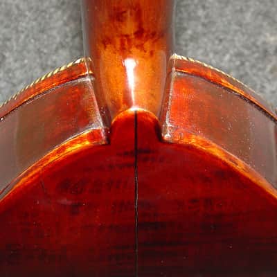 Vintage Weymann & Son Mandolute Curved-Back Mandolin Flame Maple - USA image 13