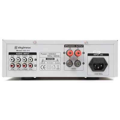 Skytronic Av400 2 Ch Ampl. 2 X100 W Alum. image 2