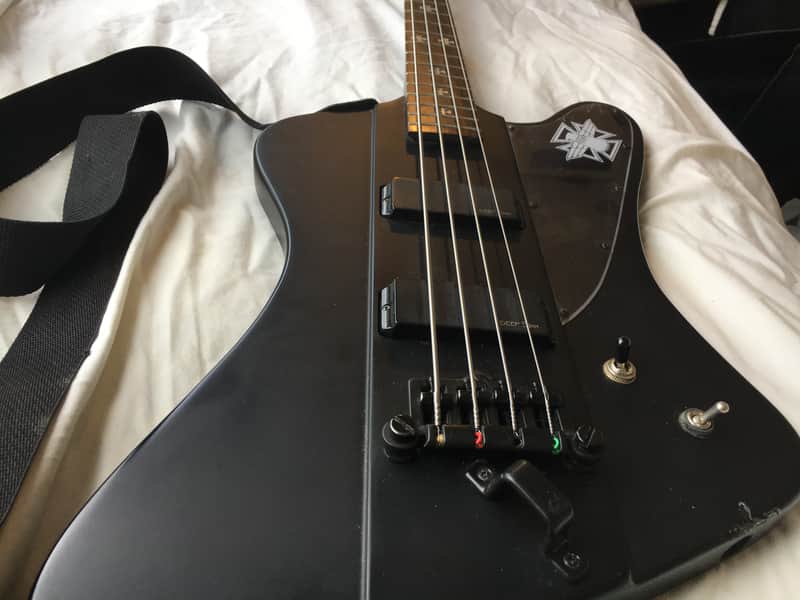 Epiphone Nikki Sixx Blackbird Electric Bass Guitar Motley Crue