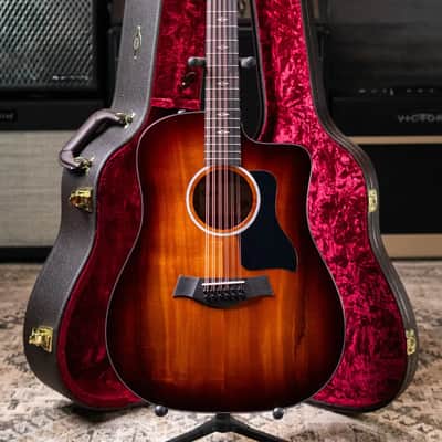 Taylor 260ce-K DLX Doce Doble Acoustic/Electric Guitar with Hardshell Case - Factory Demo image 15