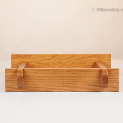 Natural Oak Wood Speaker Stands (Pair)– for 12" Vintage Speakers-10 year WRT image 9