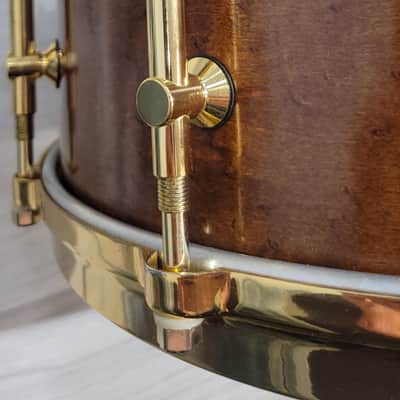 TAMA PRO CUSTOM Birdeyes Maple With Golden Hardware image 7
