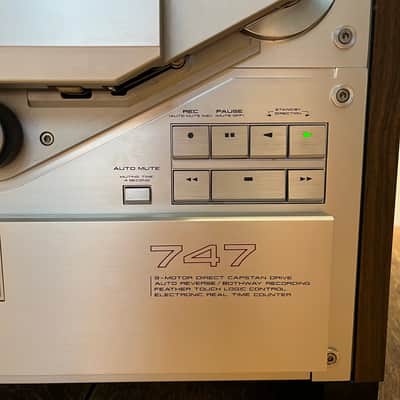 Akai GX-747 2-Channel 4-Track Tape Recorder + Remote, Manuals & Maxell UD 35-180 Tape Bundle image 6