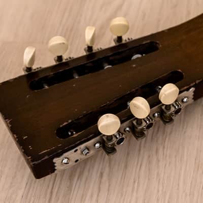 1930s AudioVox 7-String "Frying Pan" Vintage Lap Steel w/ Case, Seattle-Made, Paul Tutmarc image 5