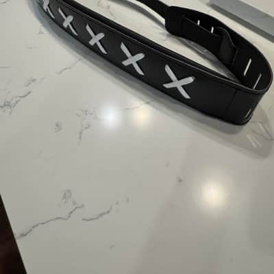 Minotaur Dave X Black Leather Guitar Strap Handmade in Europe New, David Gilmour image 8
