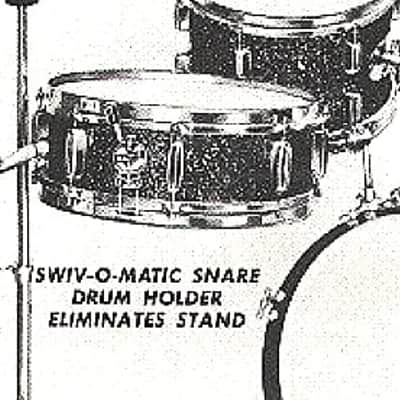 Rare Rogers Swiv-O-Matic Snare Drum Holder #380R - 1960 / INSPECTED & TESTED image 10