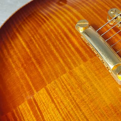 Cort MMP-2 Masterpiece Custom Shop Double Cutaway (Flame Brown Sunburst) image 4