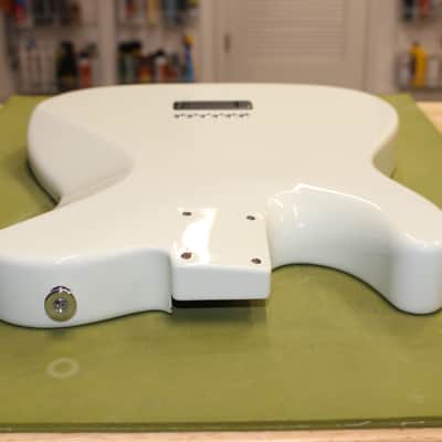 Warmoth Telecaster Body, Roasted Alder, Olympic White, Gotoh image 9