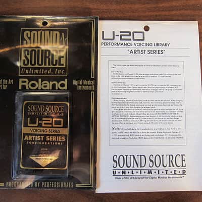 Sound Source Unlimited Roland U-20 Artist Series Sound Card image 1
