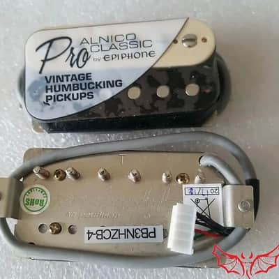 Epiphone Zebra Guitar ProAlnico Classic ProBucker Humbucker Pickups Set with Wiring Harness image 2