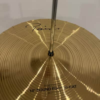 Paiste 14" Signature Precision Sound Edge Hi-Hat Cymbals (Pair) 2013 - Present - Traditional image 8