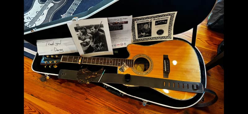 Zager ZAD-900CE  - Natural with Fishman Aura Pro Pickup image 1