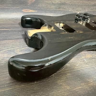 80s KRAMER JK2000 Alder Body Black HH w/Plate Made in Japan image 5