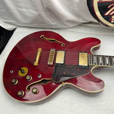 Ibanez SA-400CH SA-400 CH Semi-Hollowbody Guitar with Case - MIJ Made In Japan 1979 - Cherry image 3