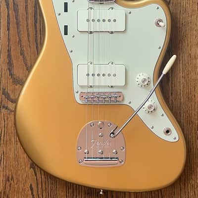RARE! 2017 Fender American Vintage “Thin Skin” ‘65 Jazzmaster - Aztec Gold w/ OHSC image 2