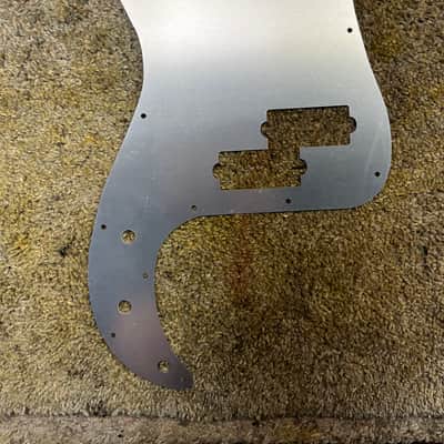 New Silver Brushed Anodized Aluminum P Bass Scratch Plate Pickguard Fender image 2