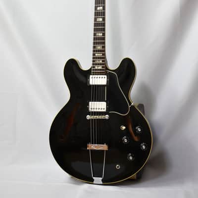 RARE! 1968 Gibson ES-335TD Custom Colour Factory Black w/OHSC & Paperwork image 6