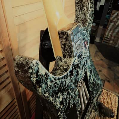 Kaman/Ovation GTX 33 Reverse Headstock SSH Dark Green Marble MIK image 10
