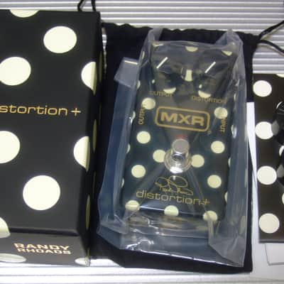 MINT MXR RR104 Randy Rhoads Signature Special Edition Distortion + 2024 - Present - Black / White Polka Dots image 1