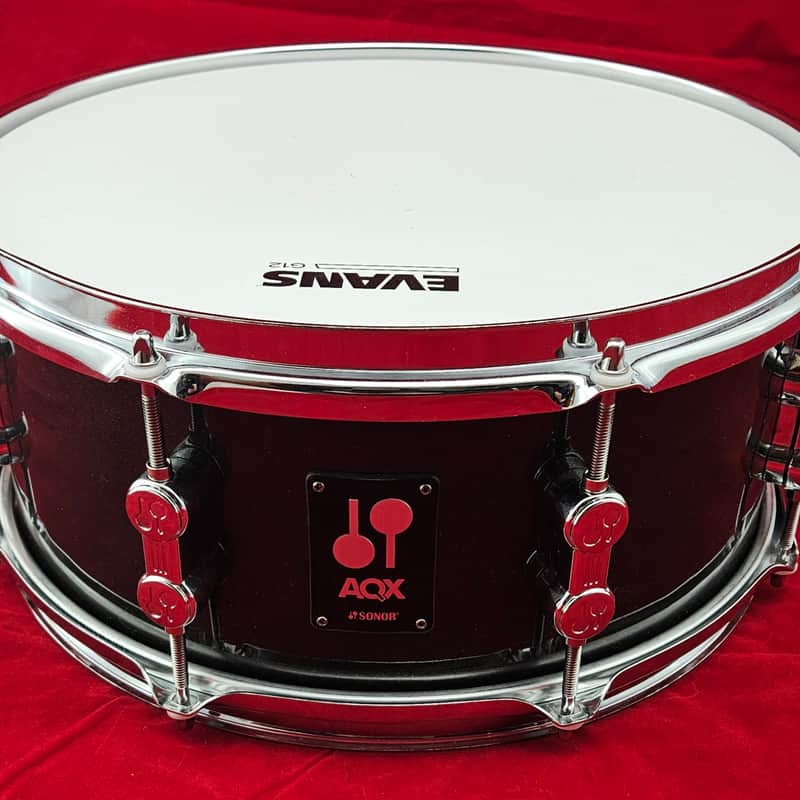 2020s Sonor AQX Series 13×6 Snare Drum Black
