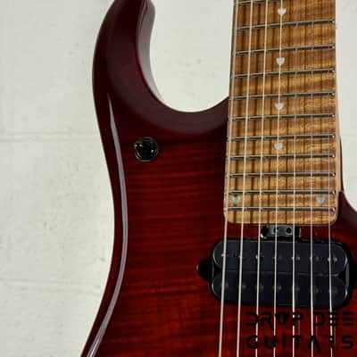Ernie Ball Music Man JP15-7 7-String Electric Guitar w/ Case - Red Tide image 5