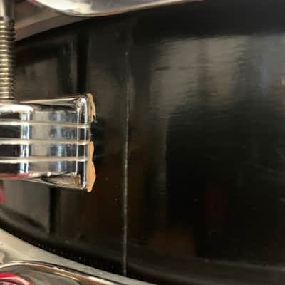 Ludwig No. 905 Jazz Combo 3x13" 6-Lug Piccolo Snare Drum with Keystone Badge 1960 - 1968 - Black image 6